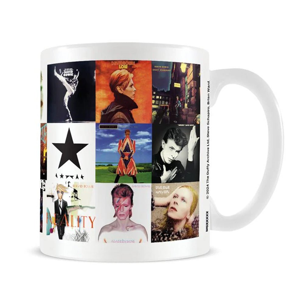 DAVID BOWIE デヴィッドボウイ - Albums Collage / マグカップ - PGS